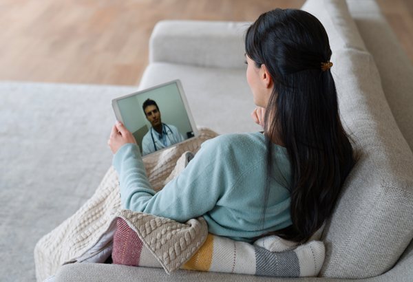 Patient on Telehealth call